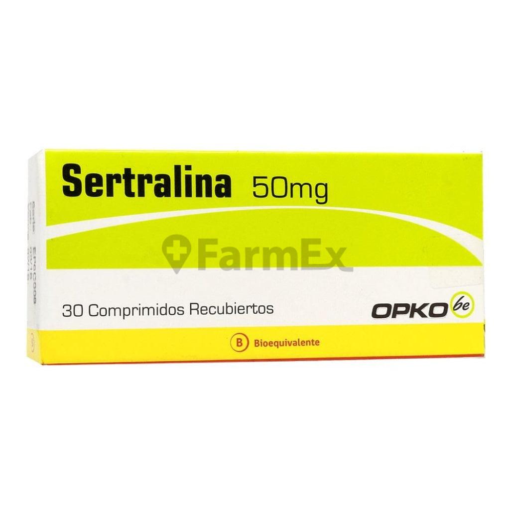 Sertralina 50 mg x 30 comprimidos "Ley Cenabast" OPKO